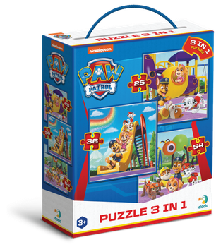 Пазл 3 в 1 Paw Patrol. Ігровий майданчик