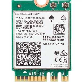 Wi-Fi модуль Intel Wi-Fi 6E AX210 M.2 802.11ax Bluetooth 5.3 (AX210NGW)
