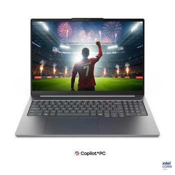 Ноутбук Lenovo IdeaPad Pro 5 (83SK0014RM), Intel Core Ultra 9 386H / 16'' / OLED / 120 Гц / RAM 32 ГБ LPDDR5x / SSD 1 ТБ / RTX 5060 / Без ОС / Сірий