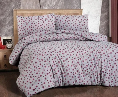 Постельное белье фланелевое Cotton collection 41846 полуторная 100% хлопок