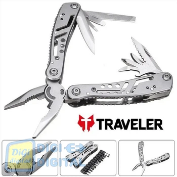 Мультитул Traveler Deluxe MT-629-PG 14в1 16.5 см