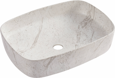 Умивальник VOLLE PIEDRA 1301.005231, мармур, накладний, 50 см