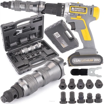 Адаптер для заклепочной отвертки (шуруповерта) Powermat PM-NIA-6ZT