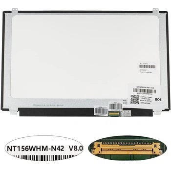 Матриця 15.6" NT156WHM-N42 1366×768 eDP 30pin LED Slim, матова, роз’єм справа (renew)