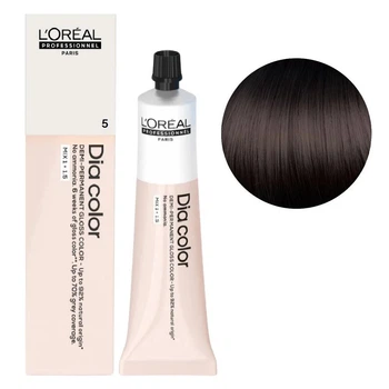Безаміачна фарба тонуюча L'Oreal Professionnel Paris на лужній основі Dia Color 5 Світло-коричневий 60 мл