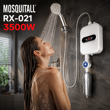Проточний водонагрівач RX-021 3500W з душем та LCD-дисплеєм