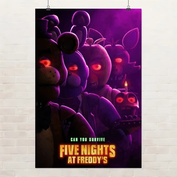 Постер Пять ночей у Фредди, Five Nights at Freddy's, FNaF, постер в комнату подростка, A3 42×28 см (id6271)