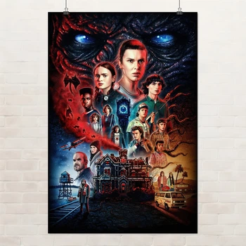 Постер Дивні Дива, Stranger Things 4, постер по серіалу, A3 42×28 см (id5709)