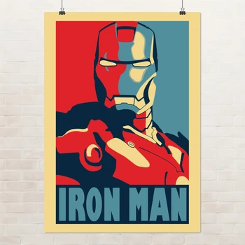 Постер Залізна Людина, Iron Man, супергеройський постер, Месники, A3 42×30 см (id0048)