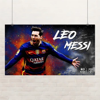 Постер Футболист Лионель Месси, ФК Барселона, Lionel Messi, Barcelona, A3 24×42 см (id1923)
