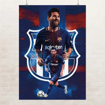 Постер Футболист Лионель Месси, Lionel Messi, футбол, спорт, A3 42×30 см (id4573)