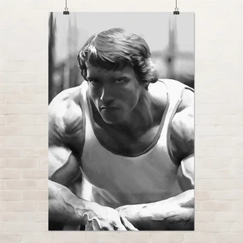 Постер Арнольд Шварценеггер, Arnold Schwarzenegger, бодібілдер, A1 90×60 см (id0448)