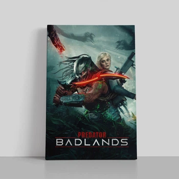 Інтер'єрна картина Хижак: Дикі землі, Predator: Badlands (2025), фантастика, бойовик, 42×28 см (id7260)