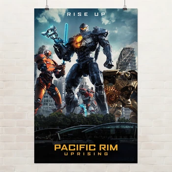 Постер Тихоокеанский Рубеж, Pacific Rim, меха, робот, кайдзю, A3 42×28 см (id1788)