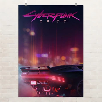 Постер Киберпанк 2077, Cyberpunk 2077, декор в комнату геймера, A3 42×30 см (id7183)