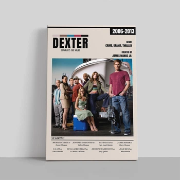 Інтер'єрна картина Декстер, Dexter, серіал, 42×28 см (id7197)