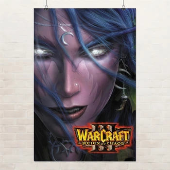 Постер Варкрафт 3: Царство хаосу, Warcraft III: Reign of Chaos, ретро RTS, A3 42×28 см (id7208)