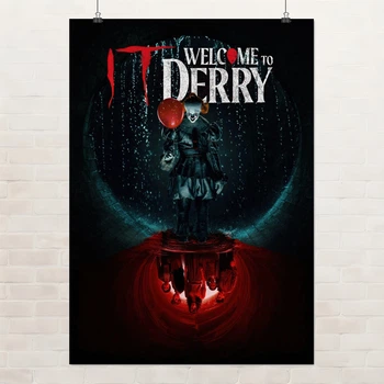 Постер Оно: Добро пожаловать в Дерри, It: Welcome to Derry, ужасы, Пеннивайз, Стивен Кинг, A3 42×30 см (id7216)