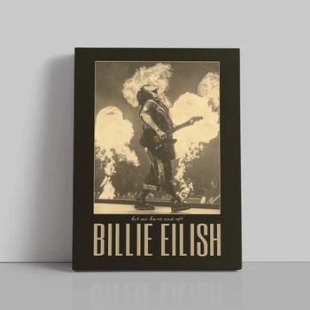 Інтер'єрна картина Біллі Айліш, Billie Eilish, поп-музика, 40×30 см (id7052)
