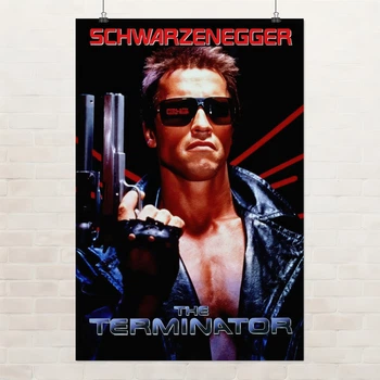 Постер Термінатор, кіборг T-800, Terminator (1984), бойовик, Шварценеггер, A3 42×28 см (id7058)