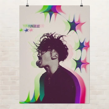 Постер Янгблад, Доминик Харрисон, YUNGBLUD, рок-музыка, A3 42×30 см (id7055)