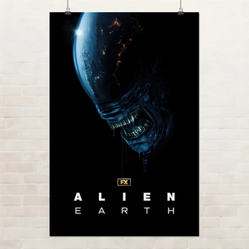 Постер Чужой:Земля, Alien:Earth, ужасы, сериал, ксеноморф, A3 42×28 см (id7066)