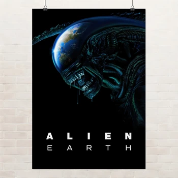 Постер Чужой:Земля, Alien:Earth, ужасы, сериал, ксеноморф, A3 42×30 см (id7068)