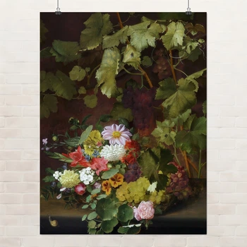 Постер Отто Дидрик Оттесен, Летний букет на окне, Still Life, репродукция картины, A3 40×30 см (id7042)