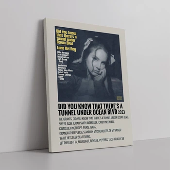 Интерьерная картина Лана Дель Рей, Lana Del Rey, Did you know (2023), 42×30 см (id4022)