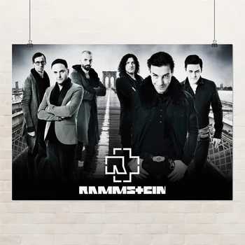 Постер Рамштайн, фото на мосту, Rammstein, A3 30×42 см (id0663)