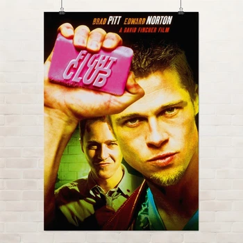 Постер Бійцівський клуб, Fight Club (1999), культове кіно, A3 42×30 см (id5914)