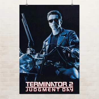 Постер Термінатор 2: Судний день, Terminator: Judgment Day (1991), Арнольд Шварценеггер, кіборг, A3 42×28 см (id0626)
