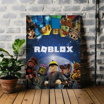 Интерьерная картина Роблокс, Roblox, постер в комнату дитини, 40×30 см (id4910)