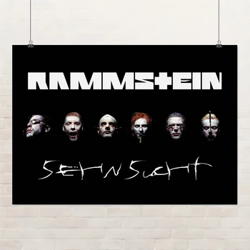 Постер Рамштайн, Rammstein, Sehnsucht (1997), декор в комнату меломана, A3 30×42 см (id0240)