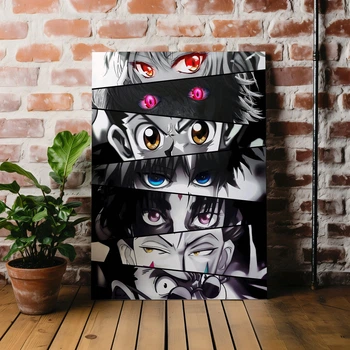 Інтер'єрна картина Мисливець на Мисливця, Hunter x Hunter, аніме, 42×30 см (id0606)
