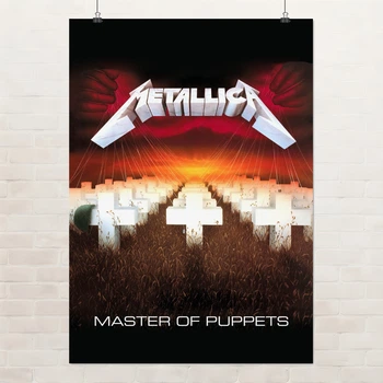 Постер Металлика, Metallica, Master of Puppets (1986), декор в комнату меломана, A3 42×30 см (id6822)