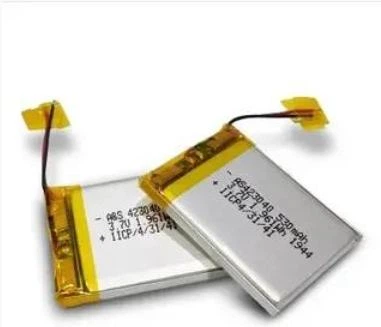 Литиевая аккумуляторная батарея 530 мАч 3,7 В 423040 Lipo. Серый.