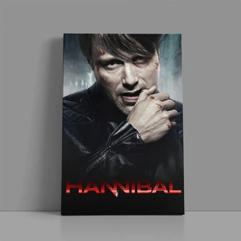 Інтер'єрна картина Ганнібал, Hannibal, сериал, Мадс Міккельсен, 42×28 см (id7020)
