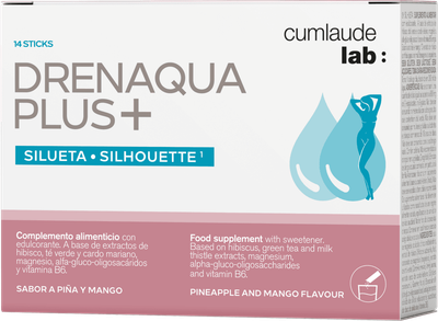 Suplement diety Cumlaude Drenaqua Plus + 14 sticków (8428749006282)