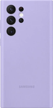 Чехол противоударный силиконовый Silicone Cover для Samsung Galaxy S22 Ultra (S908) Lavender