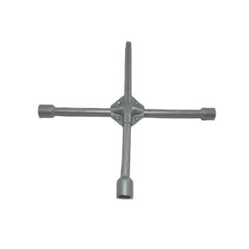Ключ колісний балонний INTERTOOL "хрест" 21 х 19 х 17 х 1/2", посилений (38753)