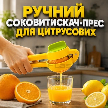 Ручная соковыжималка-пресс для цитрусовых Dual-Action Citrus для лимонов, апельсинов и лаймов