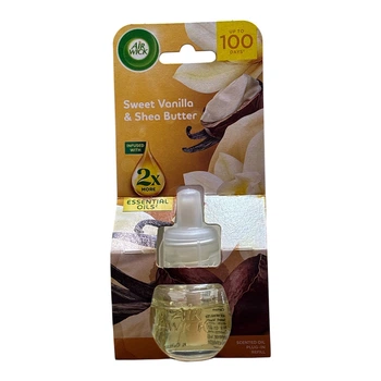 Сменный блок для электрического освежителя воздуха Air Wick Essential Oils Sweet Vanilla & Shea Butter (Сладкая ваниль и масло ши)
