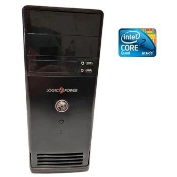 ПК Б-класс LogicPower Tower / Intel Core 2 Quad Q6600 (4 ядра по 2.4 GHz) / 8 GB DDR3 / 250 GB HDD / Intel GMA Graphics X4500 / 400W б/у