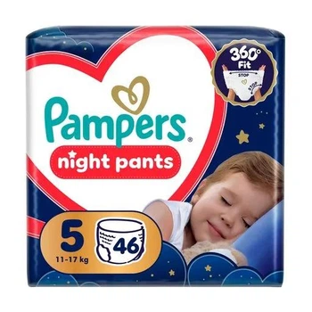 Підгузки-трусики Pampers Night Pants розмір 5 (11-17 кг), 46 шт