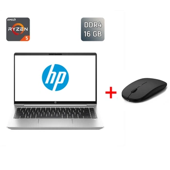 Ноутбук HP Probook 445 G10 / 14" (1920x1080) IPS / AMD Ryzen 5 7530U (6 (12) ядер по 2.0 - 4.5 GHz) / 16 GB DDR4 / 256 GB SSD / AMD Radeon Vega 6 Graphics / WebCam / TouchID б/у + Подарок Беспроводная мышь / USB