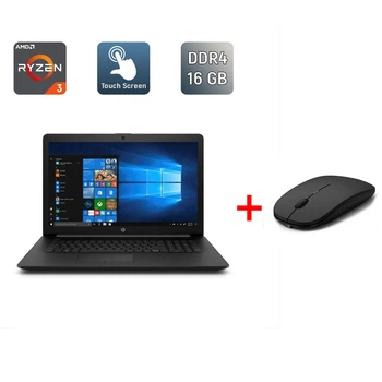 Ноутбук Б-класс HP Pavilion 17-ca0011ds / 17.3" (1600x900) TN Touch / AMD Ryzen 3 2300U (4 ядра по 2.0 - 3.4 GHz) / 16 GB DDR4 / 192 GB SSD / AMD Radeon Vega 6 / WebCam б/у + Подарок Беспроводная мышь / USB