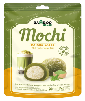 Моті зі смаком матча-лате без глютену Bamboo House 180 г