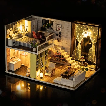 DIY House конструктор румбокс мініатюрний будинок Contracted City