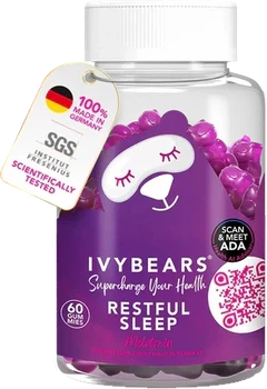 Suplement dla snu Ivybears Restful Sleep 150 g 60 żelek (4262382640434)